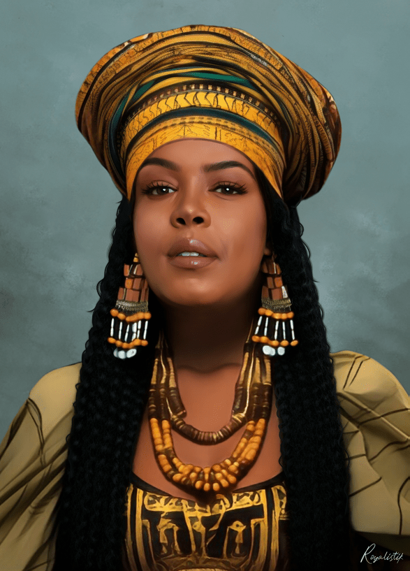 African Queen - Personlig Tavla - Royalistikprint