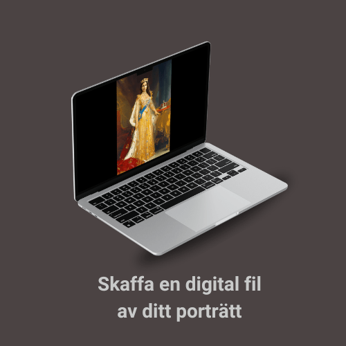 Skaffa en digital fil av ditt porträtt - Royalistikprint