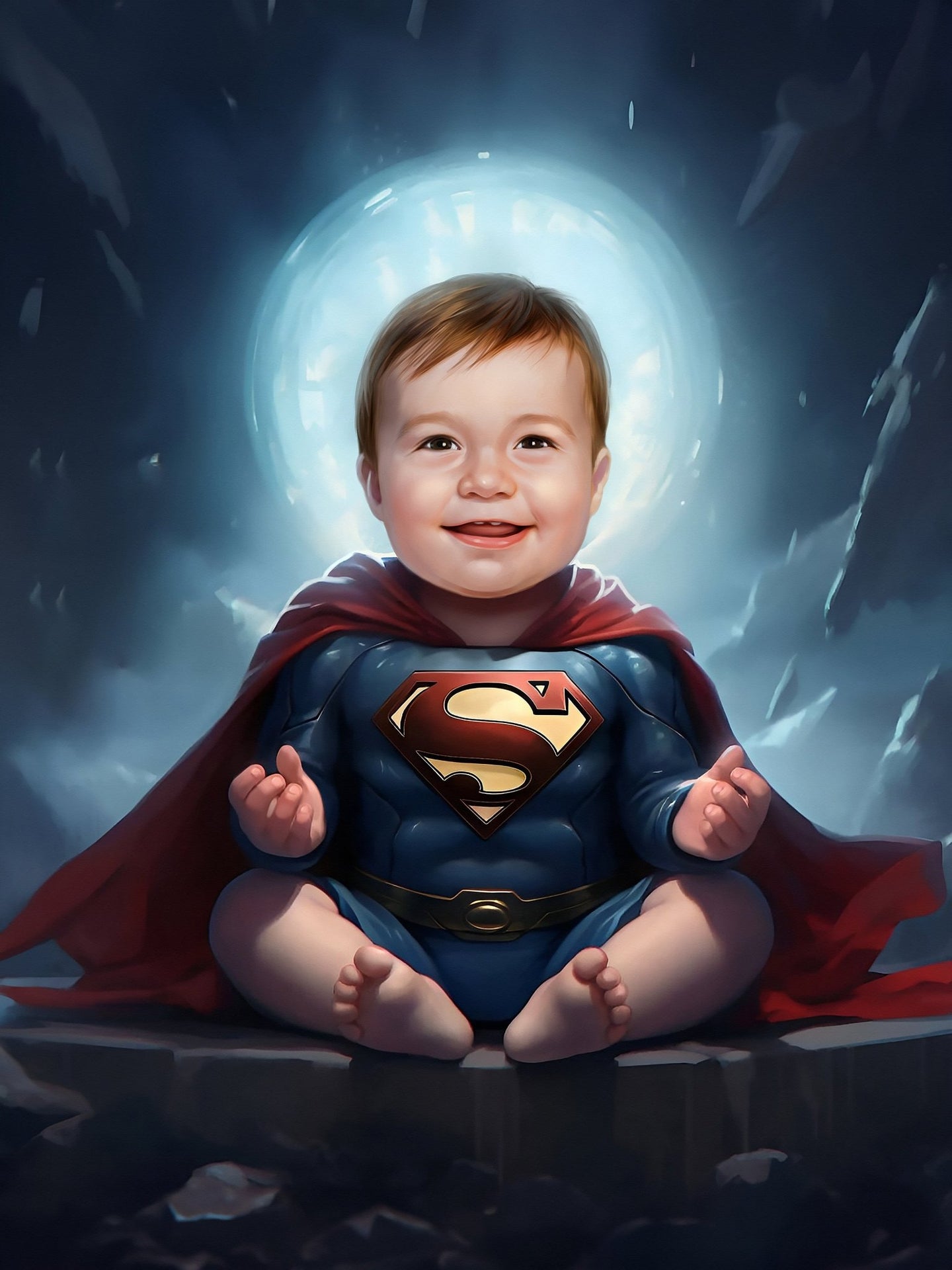 Superbaby - Personlig Tavla - Royalistikprint