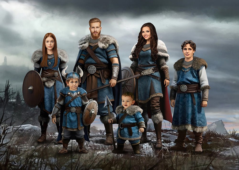 Viking Family - Royalistikprint