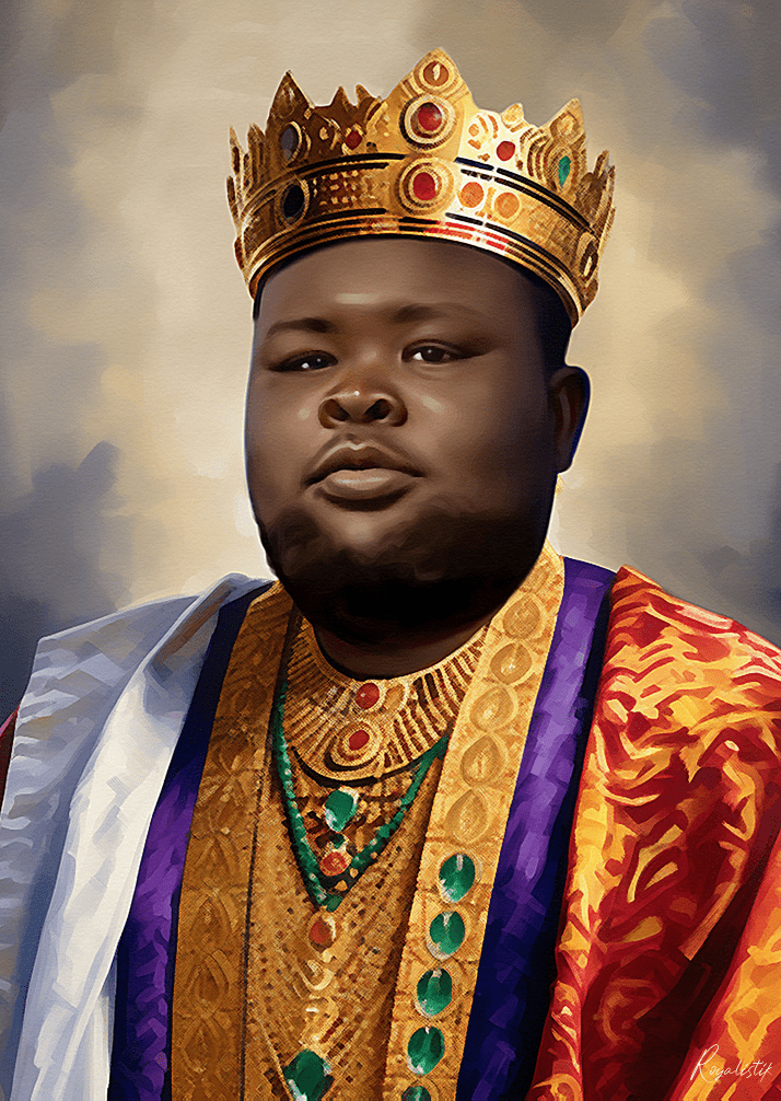 African Ruler - Personlig Tavla – Royalistikprint