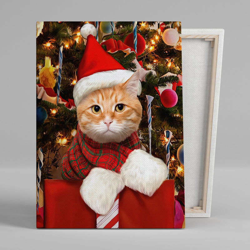 Christmas Cat - Personlig Tavla - Royalistikprint