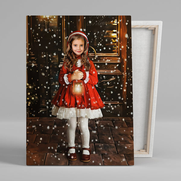 Christmas Girl - Personlig Tavla - Royalistikprint