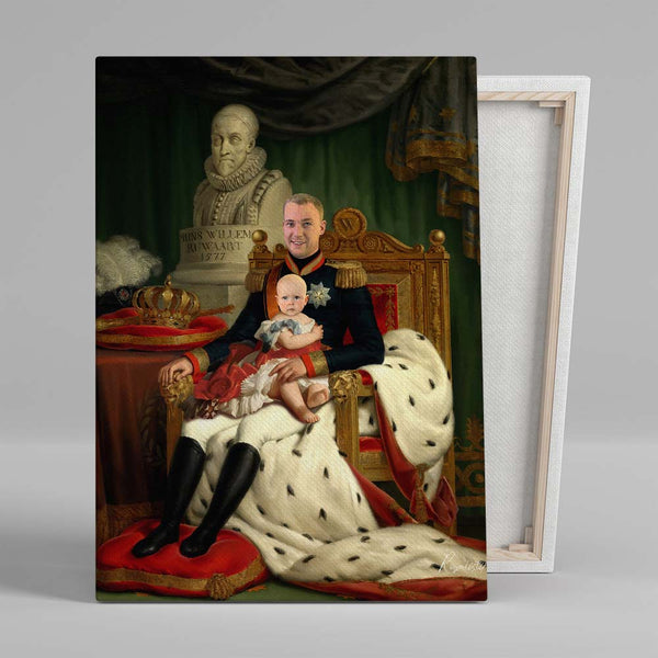 Father & Baby - Personlig Tavla - Royalistikprint