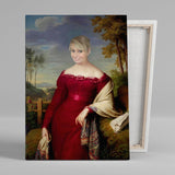 Lady in red - Personlig Tavla - Royalistikprint