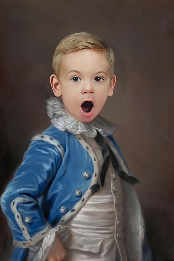 Noble Kid - Canvas Tavla - Royalistikprint