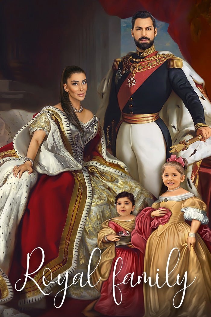 Personlig familjetavla - Royalistikprint