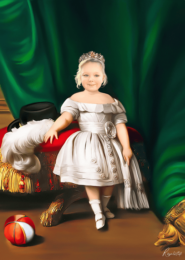Playful Princess - Personlig Tavla - Royalistikprint
