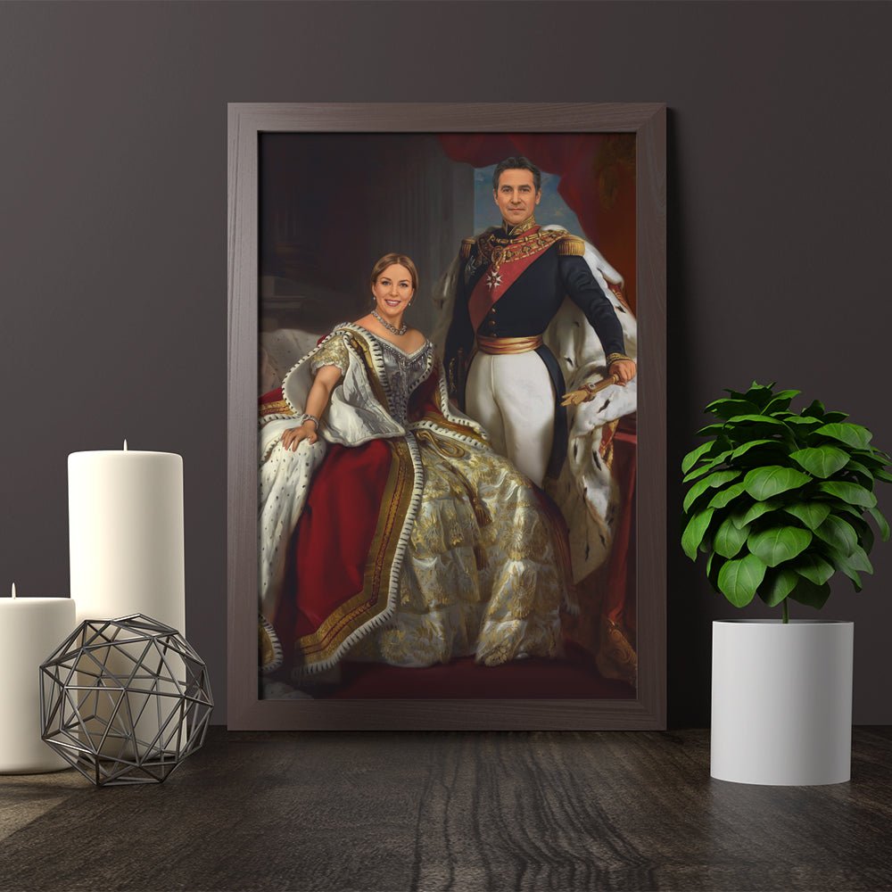 Royal Couple - Canvas Tavla - Royalistikprint