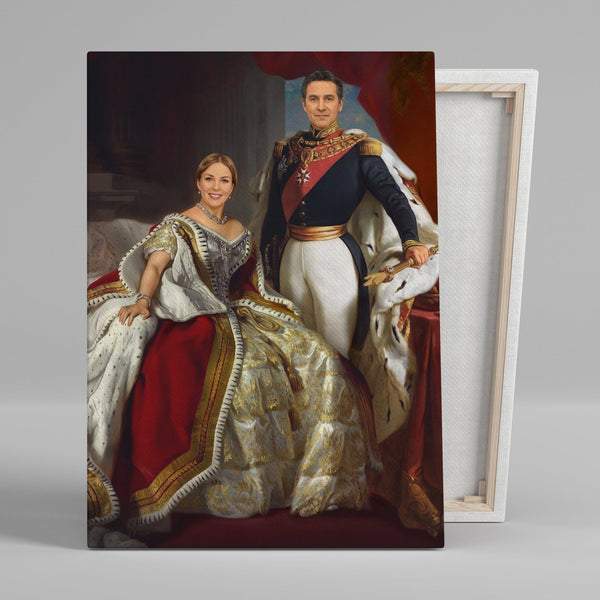 Royal Couple - Canvas Tavla - Royalistikprint