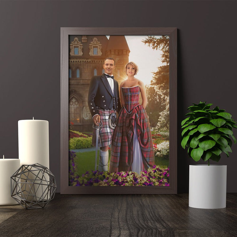 Scottish couple - Canvas - Royalistikprint