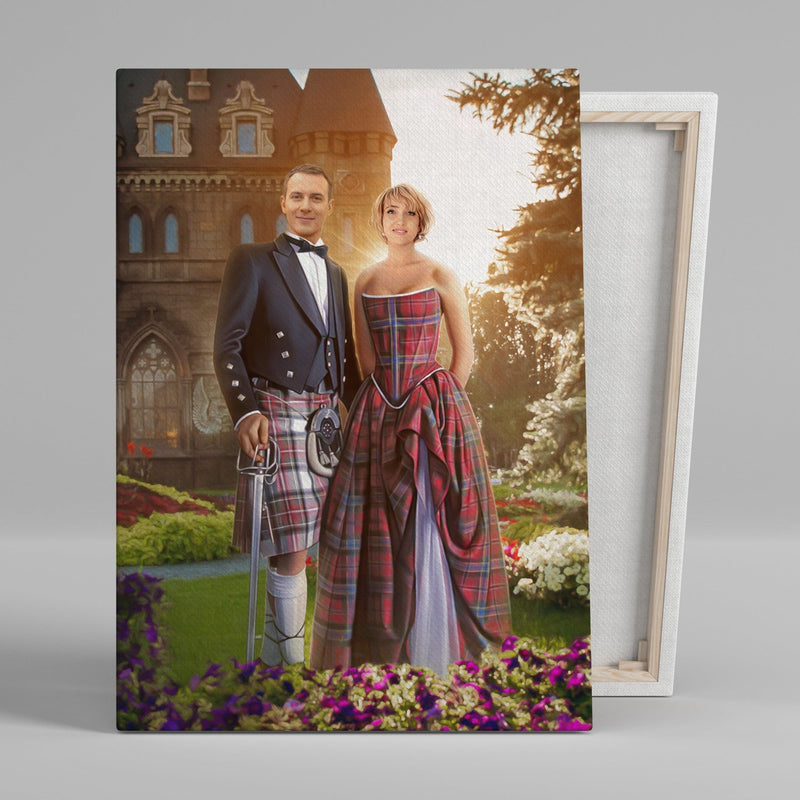 Scottish couple - Canvas - Royalistikprint