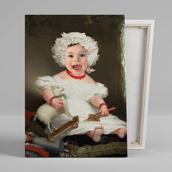 Spirited Baby - Canvas Tavla - Royalistikprint