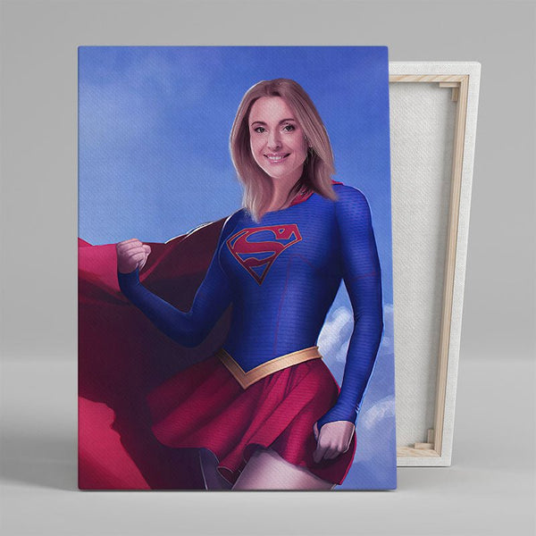 Super Girl - Personlig Tavla - Royalistikprint