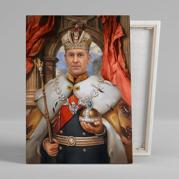 The Golden Monarch - Personlig Tavla - Royalistikprint