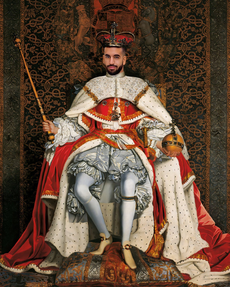 The Grand Monarch - Personlig Tavla - Royalistikprint