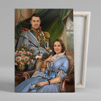 The Highborn Couple - Personlig Tavla - Royalistikprint