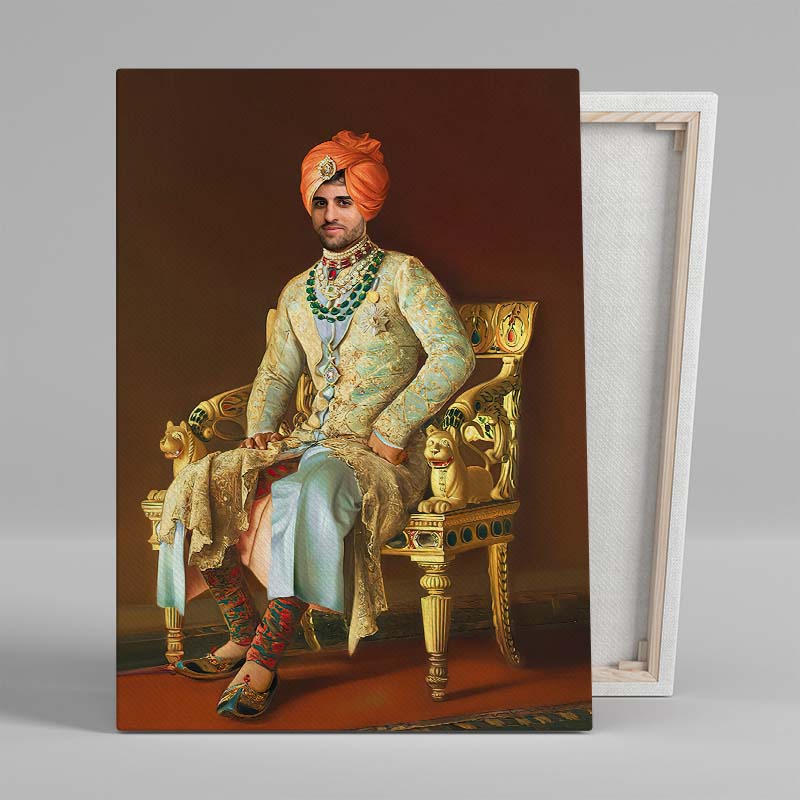 The Indian Ruler - Personlig Tavla - Royalistikprint