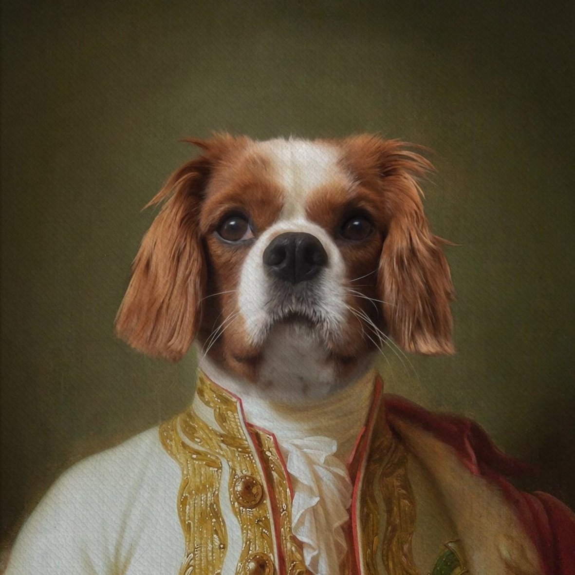 The Leader - Pet Canvas - Royalistikprint