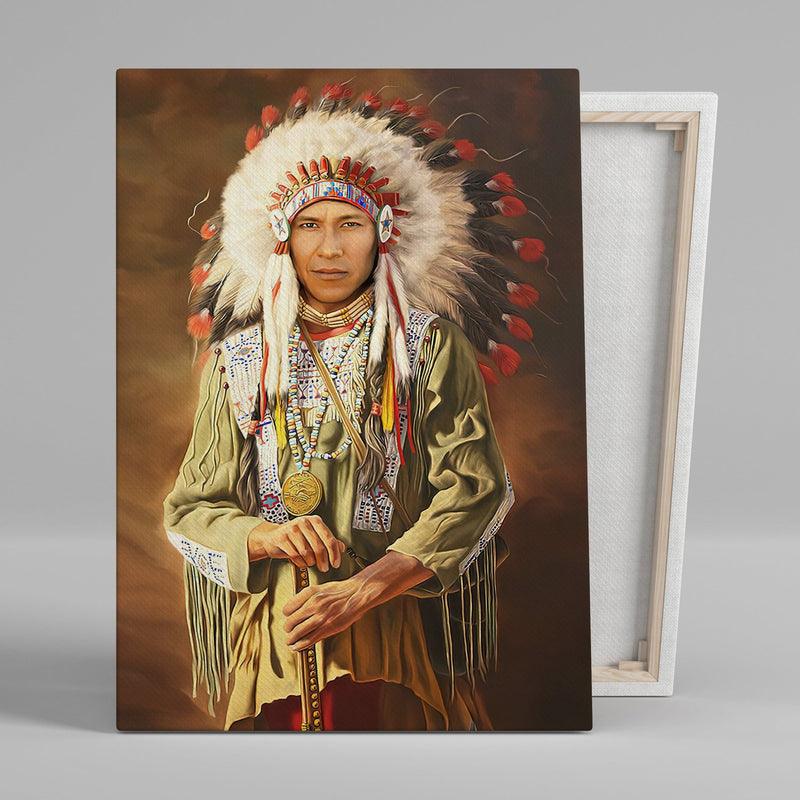 The Native American - Personlig Tavla - Royalistikprint