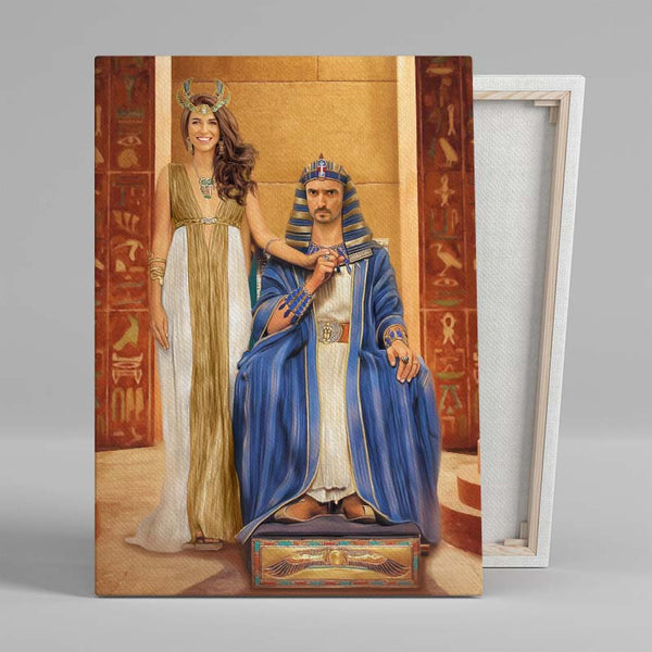 The Pharao Couple - Personlig Tavla - Royalistikprint