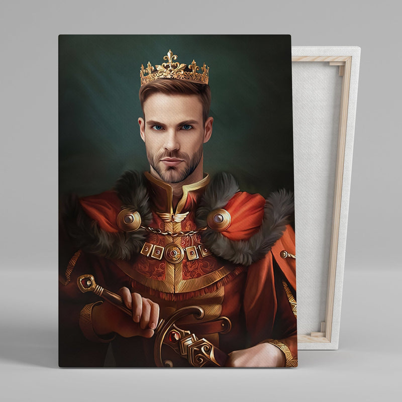 The Sword King - Personlig Tavla - Royalistikprint