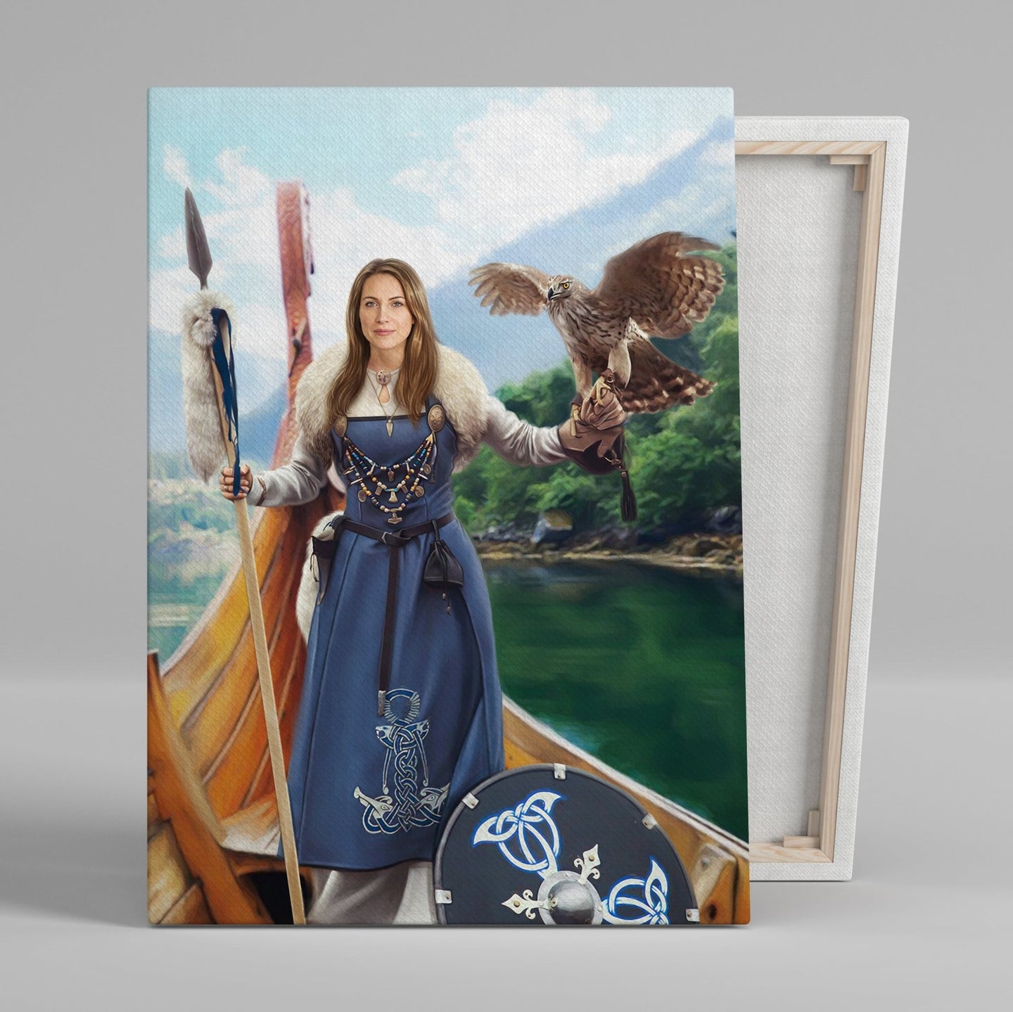Viking Woman - Canvas Tavla - Royalistikprint